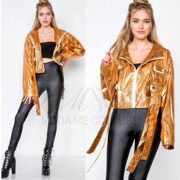 METALLIC FOIL JACKET - Picture 5 of 7